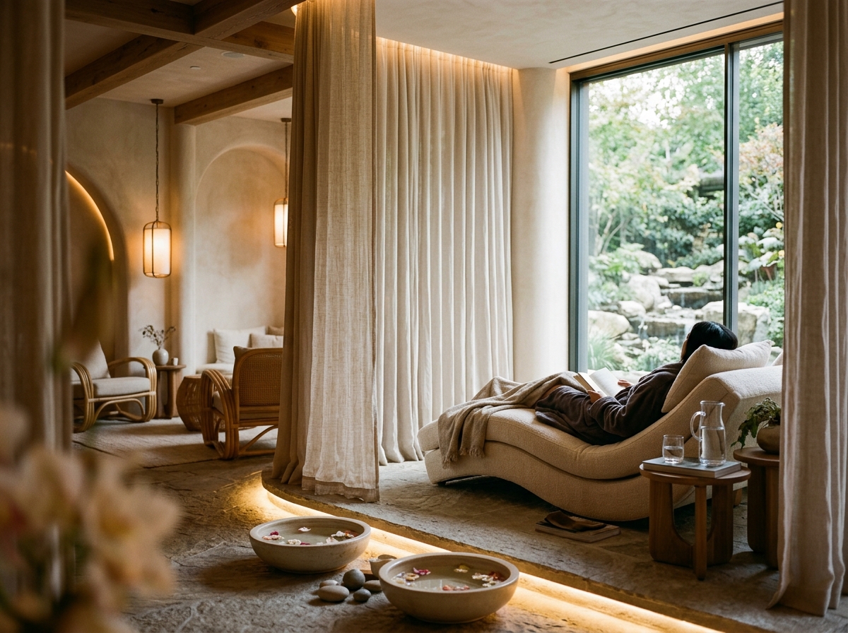 OneSPA Relaxation Lounge Area near Vercel Metro Station